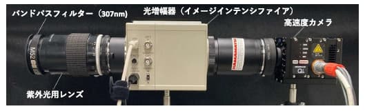 OHラジカルを捉えるための光学系機器
